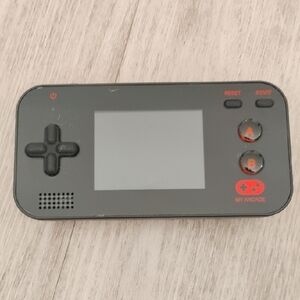 Arcade Gray and Red Handheld Console
